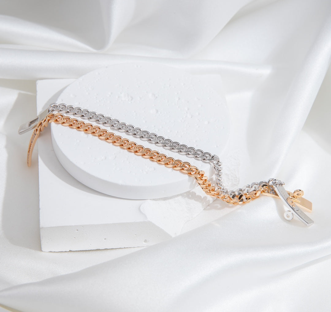 [LuckyStar]KELLY CHAIN ​​SILBER DIAMANTARMBAND