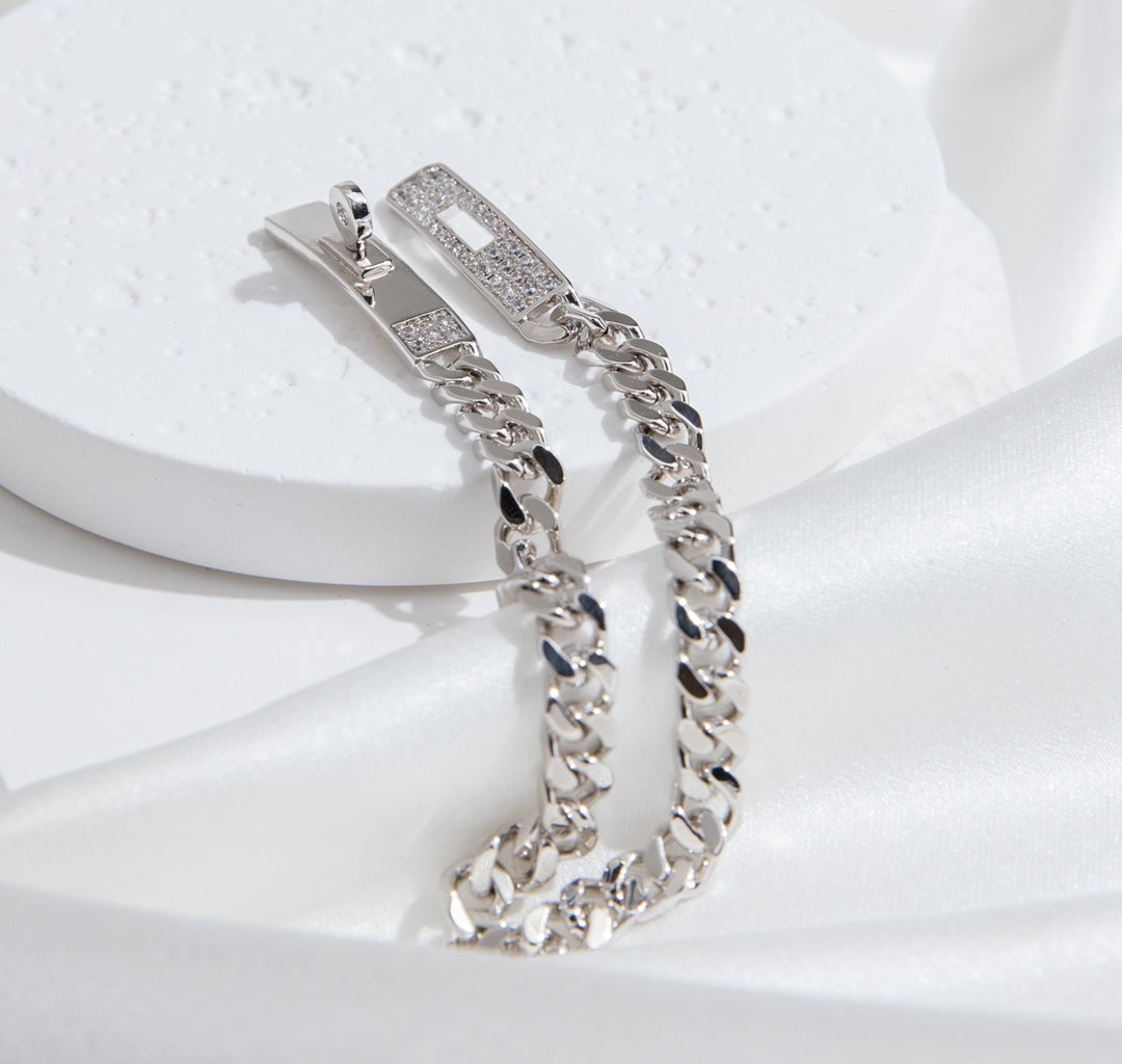 [LuckyStar]KELLY CHAIN ​​SILBER DIAMANTARMBAND