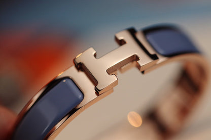 [LuckyStar]H ARMBAND 12MM BLAU GRAU