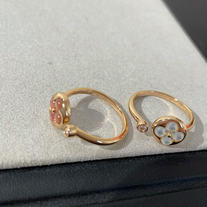 [LuckyStar]SUN 1 DIAMANT ROSA MOP RING