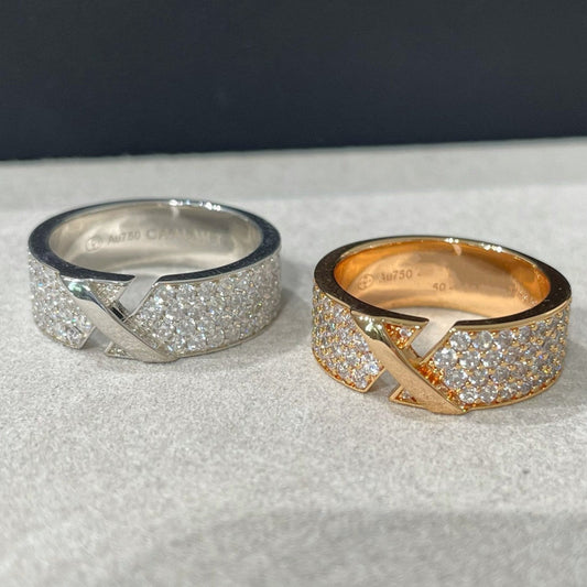[LuckyStar] LIENS EVIDENCE DIAMANT-RING