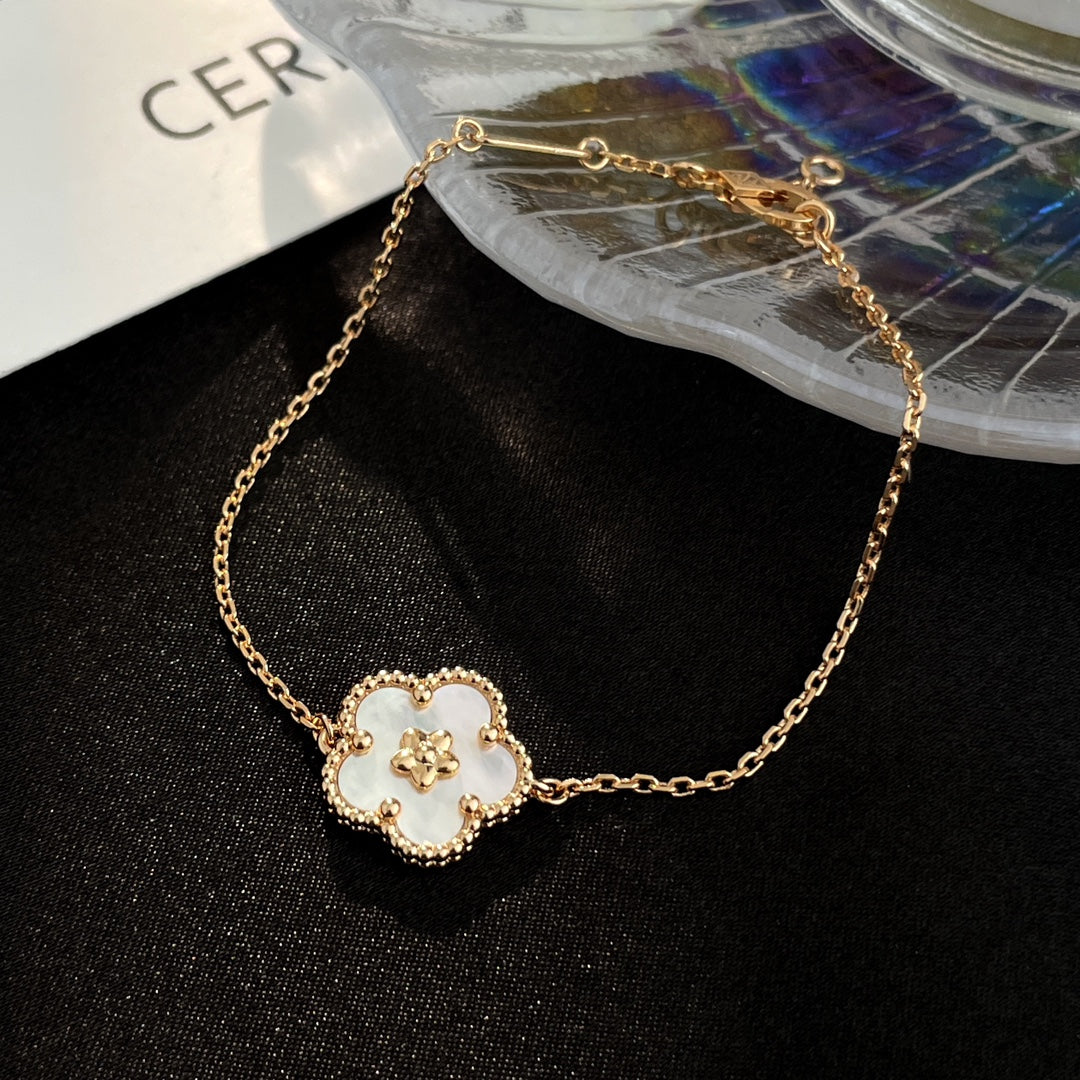 [LuckyStar]LUCKY SPRING ROSÉGOLD-MOP-ARMBAND