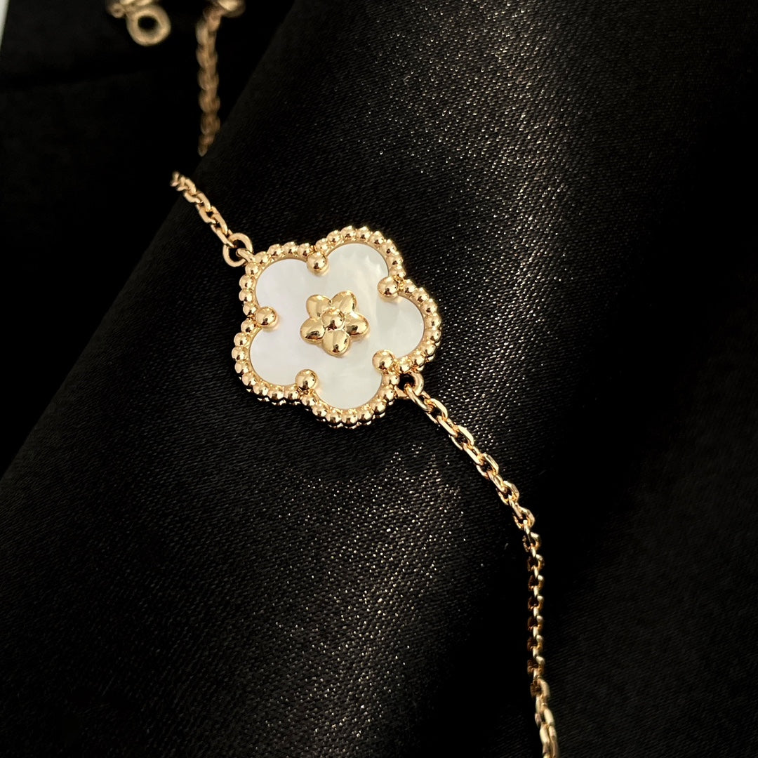 [LuckyStar]LUCKY SPRING ROSÉGOLD-MOP-ARMBAND