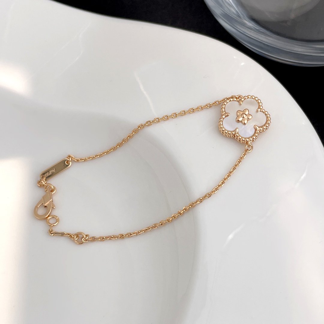 [LuckyStar]LUCKY SPRING ROSÉGOLD-MOP-ARMBAND