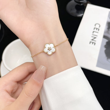 [LuckyStar]LUCKY SPRING ROSÉGOLD-MOP-ARMBAND