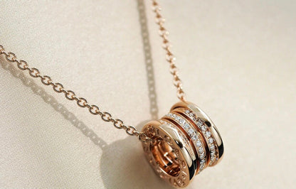 [LuckyStar]ZERO 1 ROSA GOLD DIAMANT HALSKETTE