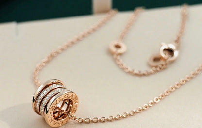 [LuckyStar]ZERO 1 ROSA GOLD DIAMANT HALSKETTE