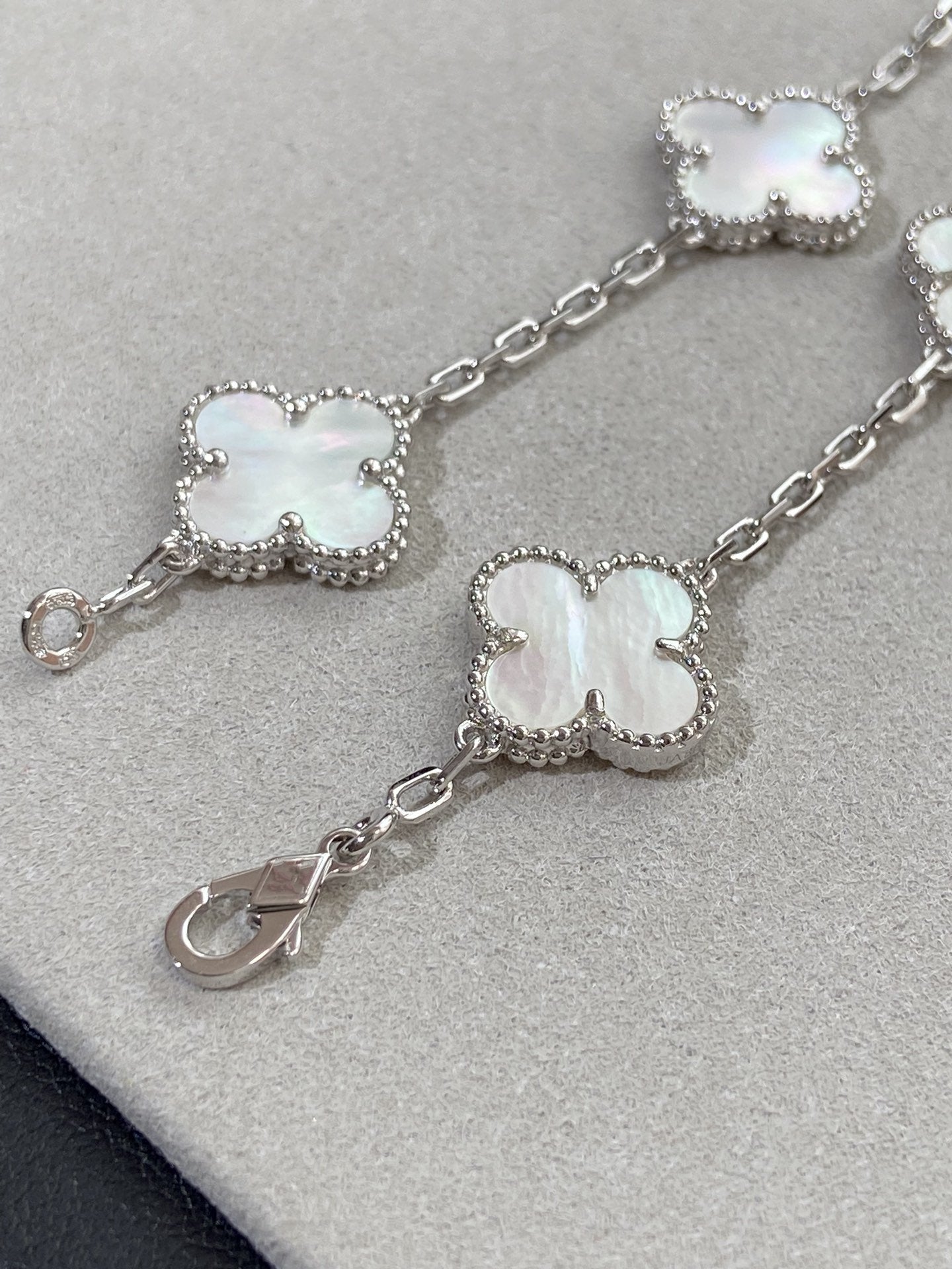 [LuckyStar]CLOVER SILBER MOP 5 MOTIV ARMBAND 