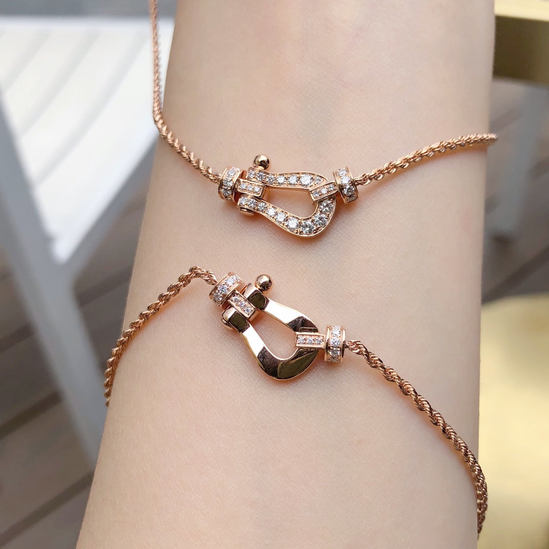 [LuckyStar]FORCE 10 Roségold-Diamantkette