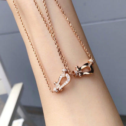 [LuckyStar]FORCE 10 Roségold-Diamantkette