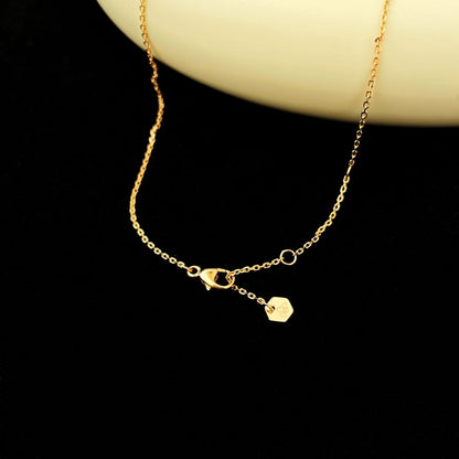 [LuckyStar] BIENEN-MINI-ANHÄNGER-DIAMANT-HALSKETTE