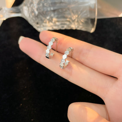 [LuckyStar] BEE LOVE DIAMANT-KREOLEN