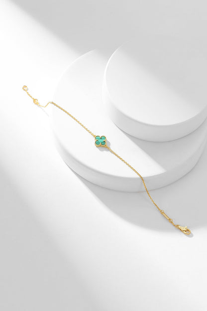 [LuckyStar]KLEE-ARMBAND MALACHIT 1 MOTIV