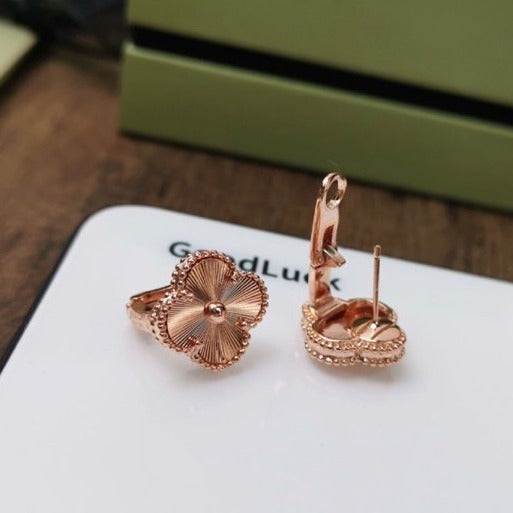 [LuckyStar]KLEEBLATT MITTLERE OHRSTECKER