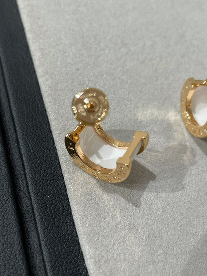 [LuckyStar]ZERO 1 ROSA GOLD KERAMIK OHRRINGE