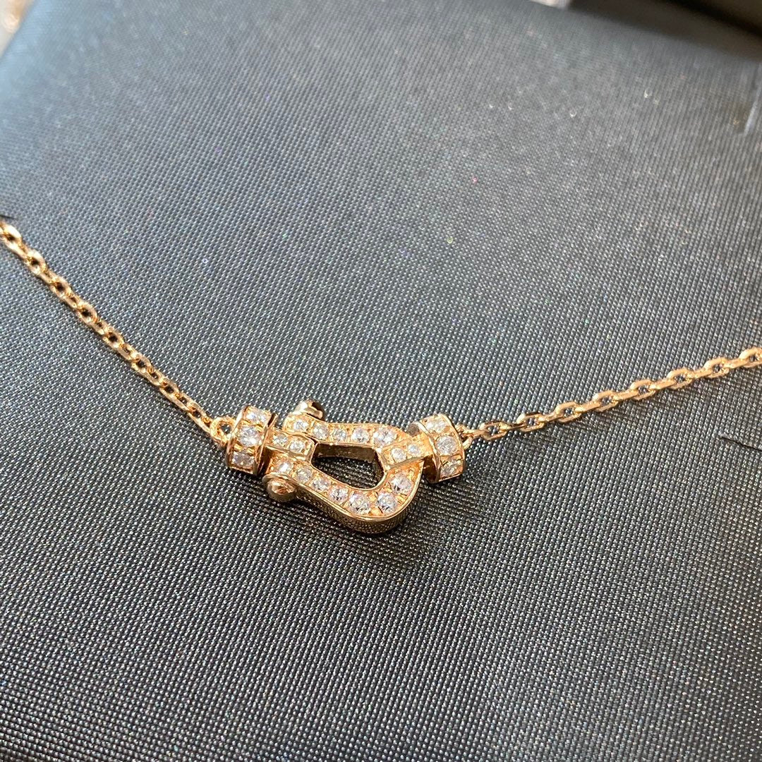 [LuckyStar]FORCE 10 DIAMANT ROSGOLD HALSKETTE MINIMODELL