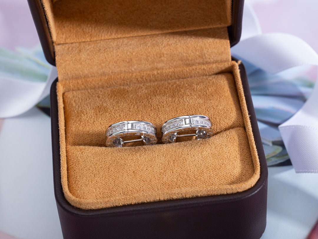 [LuckyStar]ZERO 1 MINI SILBERNE DIAMANT-OHRRINGE