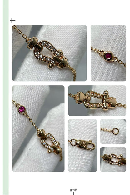 [LuckyStar]FORCE 10 DIAMANTKETTENGLIEDER-ARMBAND AUS ROTGOLD