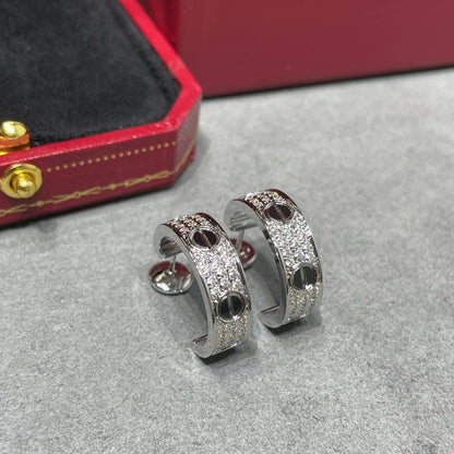 [LuckyStar] Liebes-Keramik-Ohrringe mit Diamanten