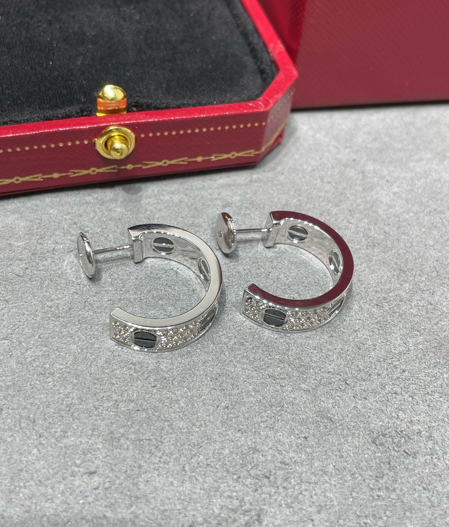 [LuckyStar] Liebes-Keramik-Ohrringe mit Diamanten