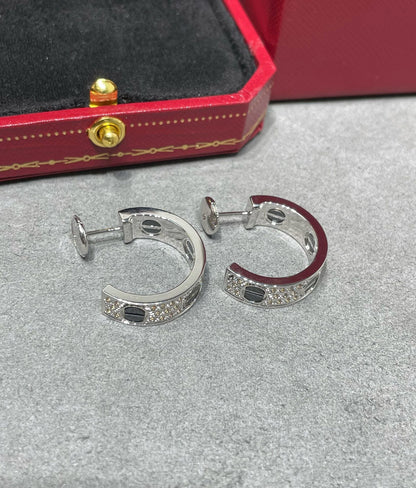 [LuckyStar] Liebes-Keramik-Ohrringe mit Diamanten