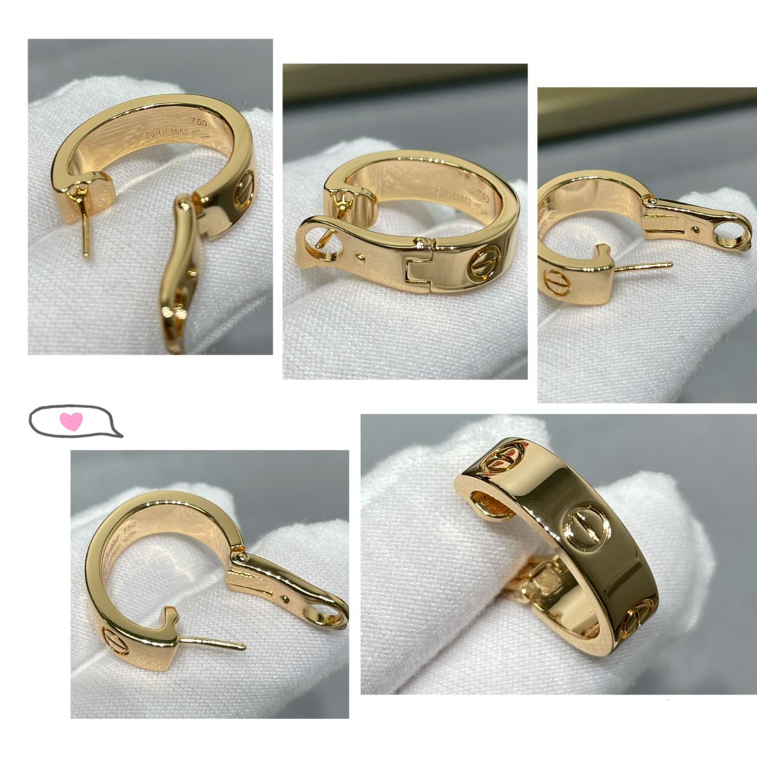 [LuckyStar]LIEBE 5,5 MM OHRRINGE