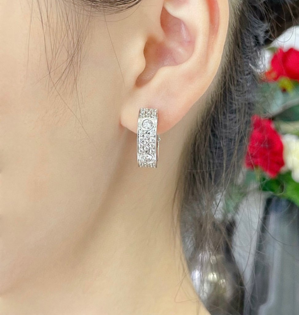 [LuckyStar] LOVE 5,5 MM DIAMANT-OHRRINGE