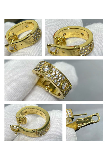 [LuckyStar] LOVE 5,5 MM DIAMANT-OHRRINGE