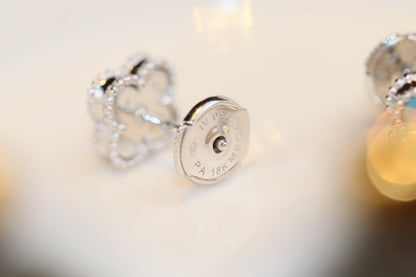 [LuckyStar]CLOVER MINI TÜRKIS SILBER OHRSTECKER