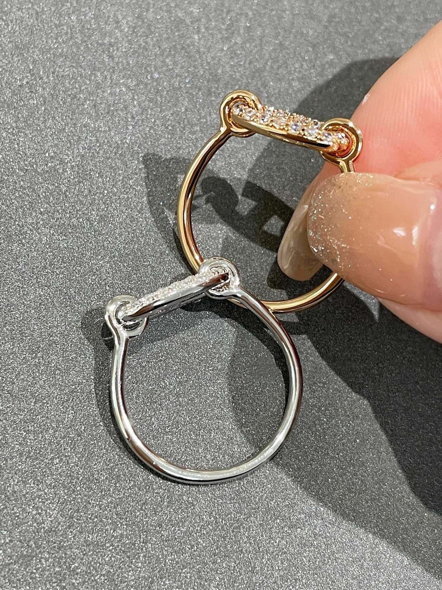[LuckyStar]Runder kleiner Diamantring