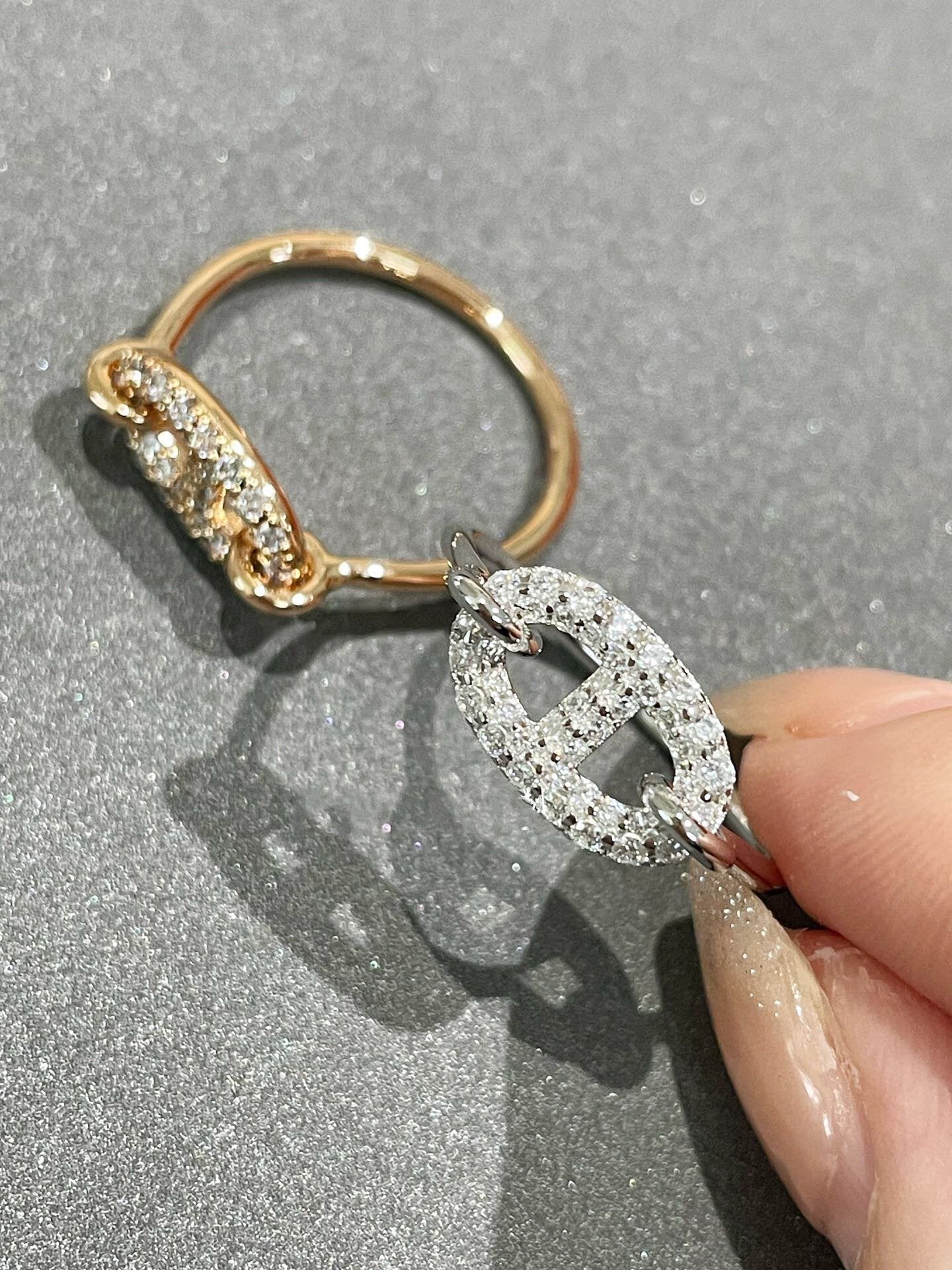 [LuckyStar]Runder kleiner Diamantring
