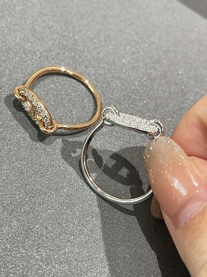 [LuckyStar]Runder kleiner Diamantring