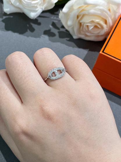 [LuckyStar]Runder kleiner Diamantring