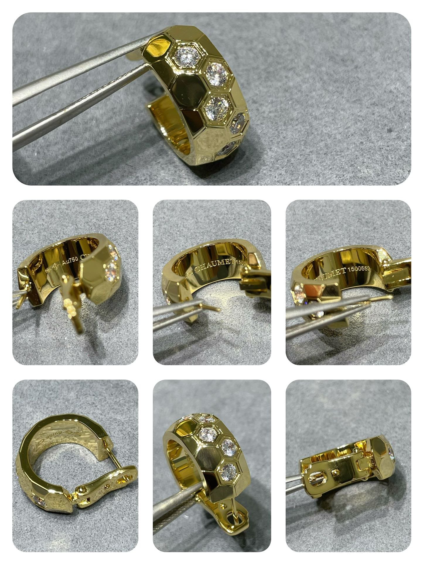 [LuckyStar] BEE LOVE DIAMANT-CREOLEN 