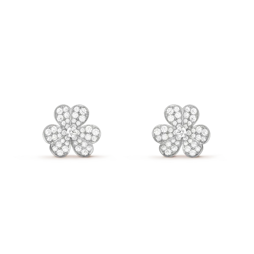 [LuckyStar]CLOVER COMOS DIAMANT OHRRINGE SILBER