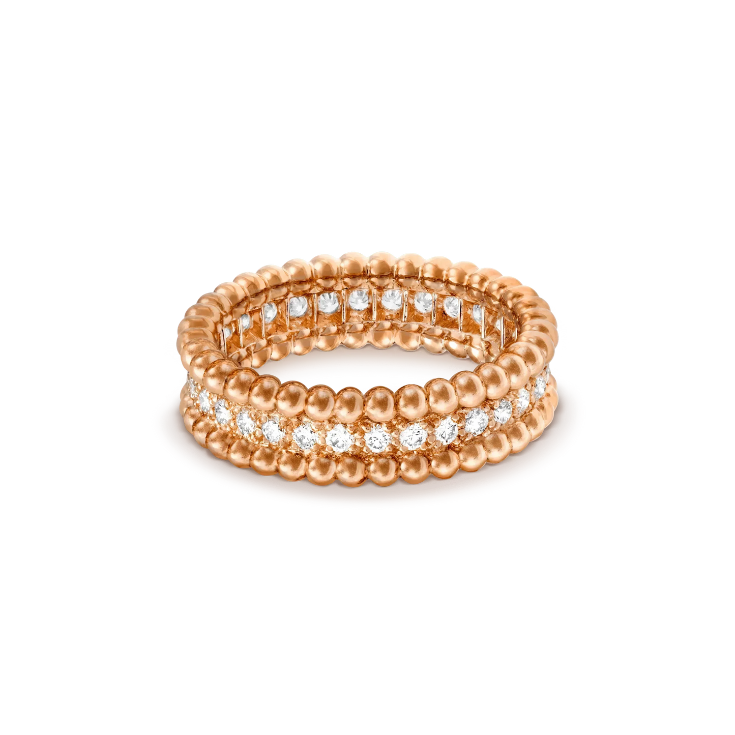 [LuckyStar] PERLEE DIAMANT ROSÉGOLDRING