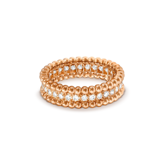 [LuckyStar] PERLEE DIAMANT ROSÉGOLDRING