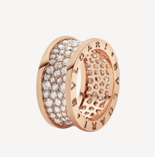 [LuckyStar]ZERO 1 MIT DIAMANTEN AUF DEM SPIRALRING
