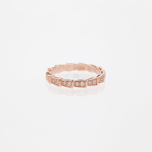 [LuckyStar]SERPENTI RING ROTGOLD DIAMANT 3MM