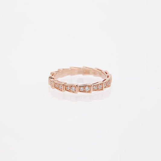 [LuckyStar]SERPENTI RING ROTGOLD DIAMANT 3MM
