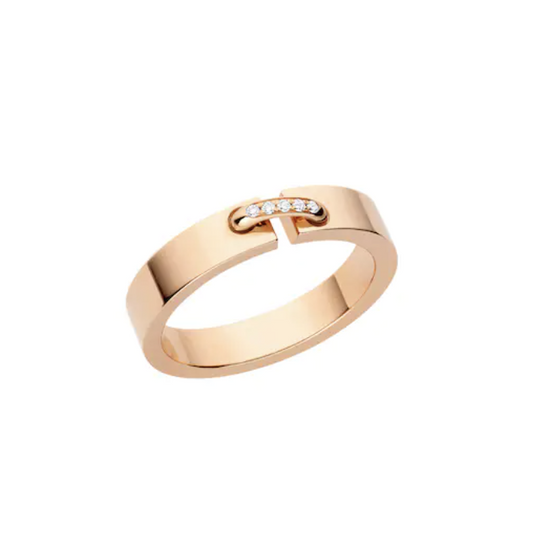 [LuckyStar]Alliance Liens Vidence Diamantring, 4 mm