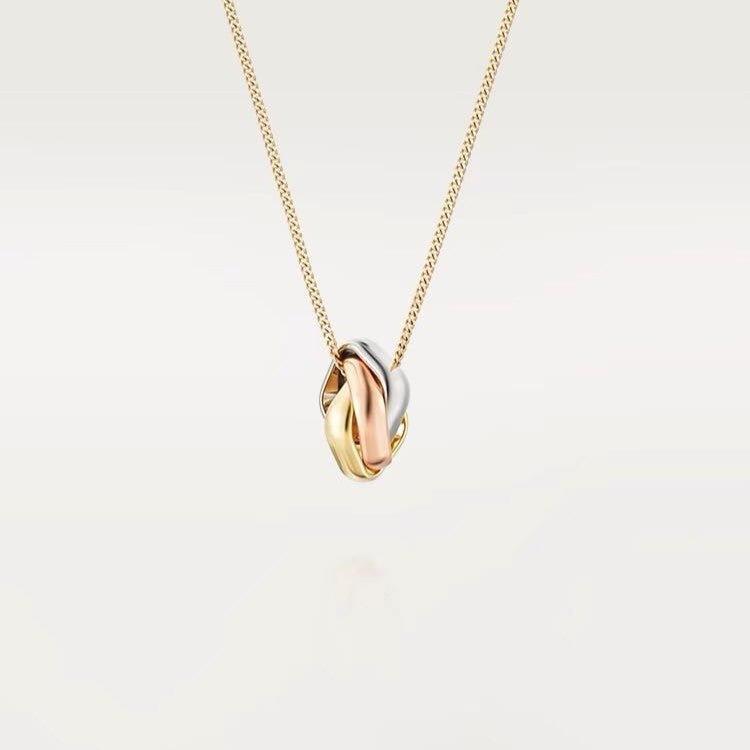 [LuckyStar]TRINITY HALSKETTE GOLD KLEINES MODELL