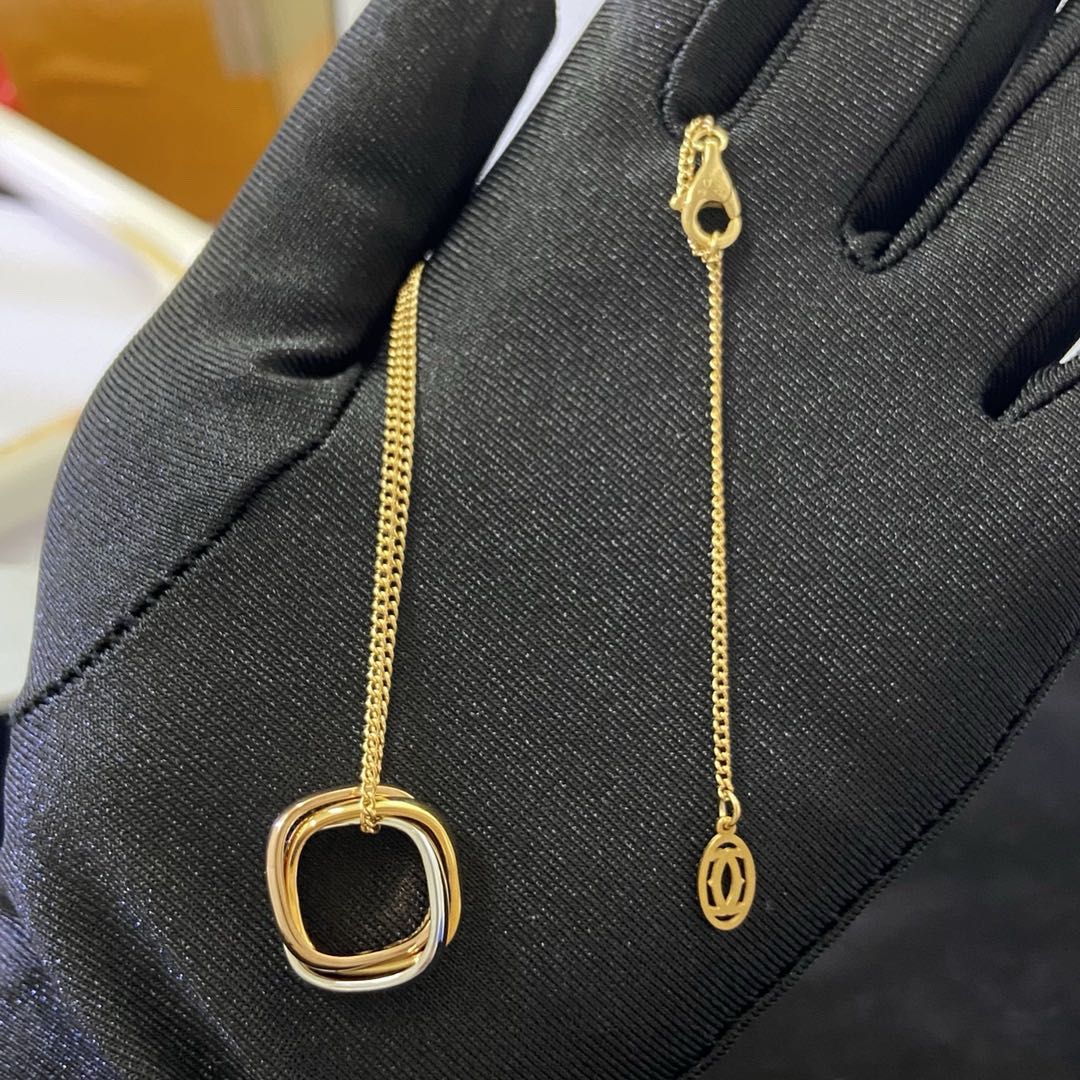 [LuckyStar]TRINITY HALSKETTE GOLD KLEINES MODELL