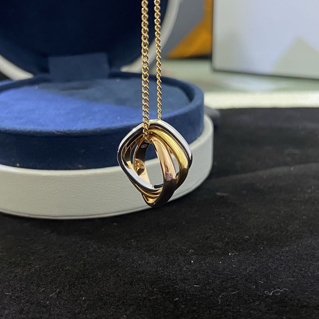 [LuckyStar]TRINITY HALSKETTE GOLD KLEINES MODELL