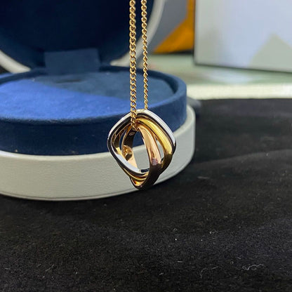 [LuckyStar]TRINITY HALSKETTE GOLD KLEINES MODELL