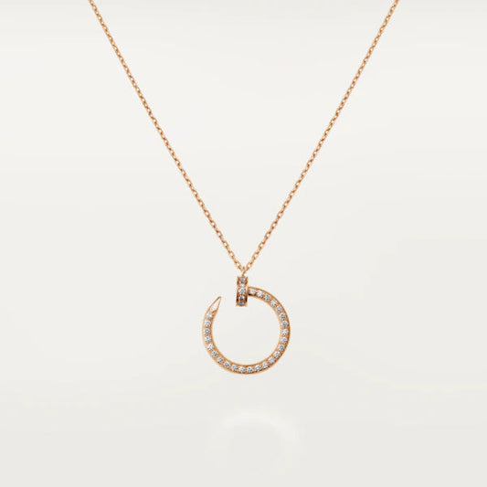 [LuckyStar]JUSTE HALSKETTE ROTGOLD DIAMANTEN 