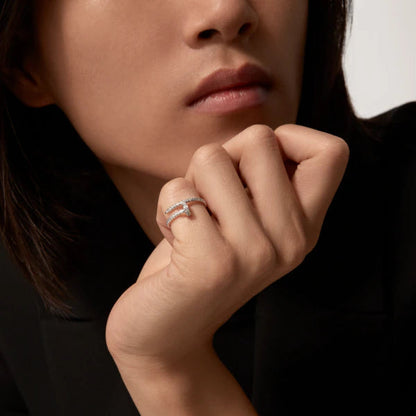 [LuckyStar]JUSTE RING 1,8 MM SILBER DIAMANTEN