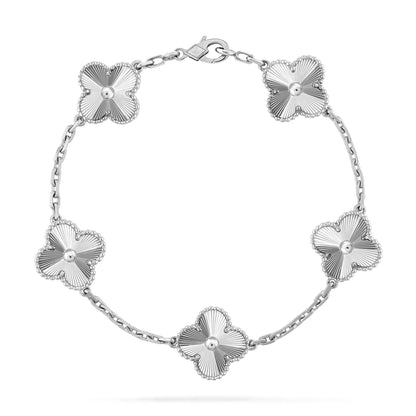 [LuckyStar]CLOVER SILBER 5 MOTIVE ARMBAND 