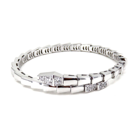 [LuckyStar]SERPENTI ARMBAND DIAMANTEN SILBER