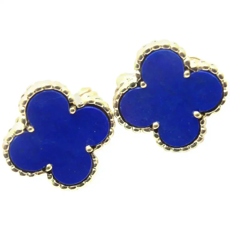 [LuckyStar]CLOVER MINI 9,5MM TÜRKIS OHRRINGE